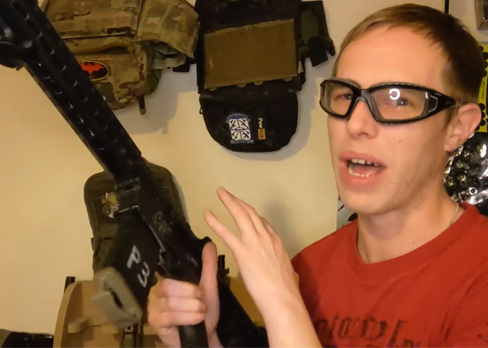 Ollie Talks Airsoft On His PTS Mega Arms GBB