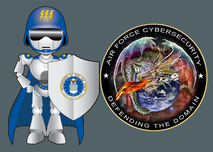 US Air Force Cybersecurity Mascot