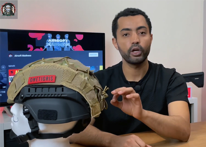 Airsoft Madness OneTigris Airsoft Helmet Cover Overview