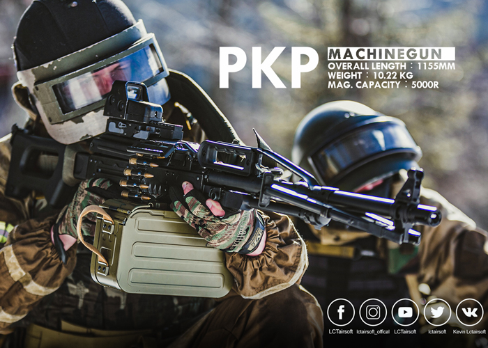LCT Airsoft PKP & RPD Classic Machine Gun Loadouts