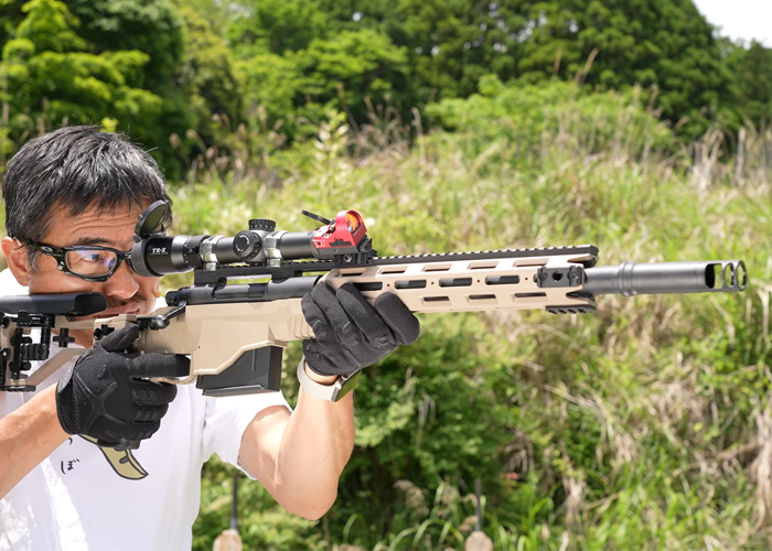 Mach Sakai Tests A M40A6 Bolt Action Nerf Sniper Rifle