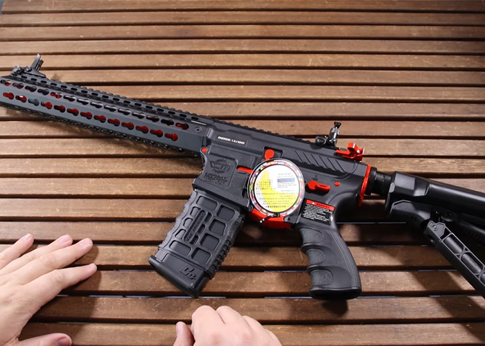 Timerzanov Airsoft: G&G CM16 SRXL Red Edition AEG