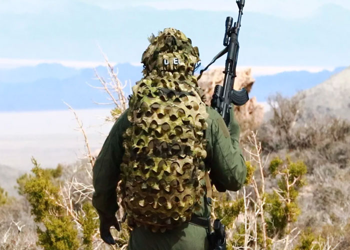 Beez Combat Predator Ghillie Backpack Cover