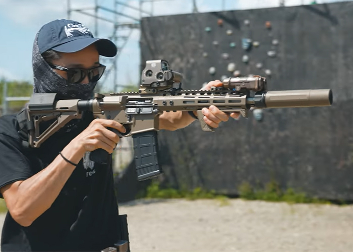 Custom Tokyo Marui MWS Noveske M4 GBB Shooting Test | Popular 