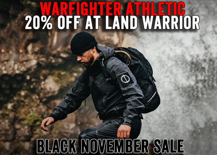 Land Warrior Airsoft Black November Sale 2022