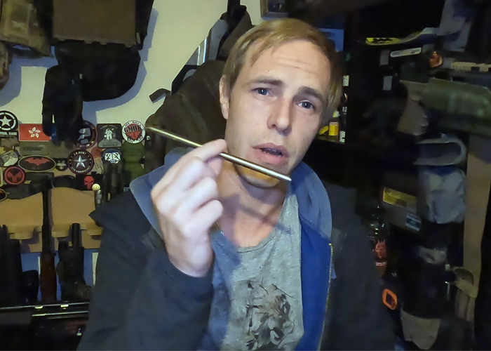 Ollie Talk Airsoft Cleaning An Inner barrel Without A Cleaning Rod