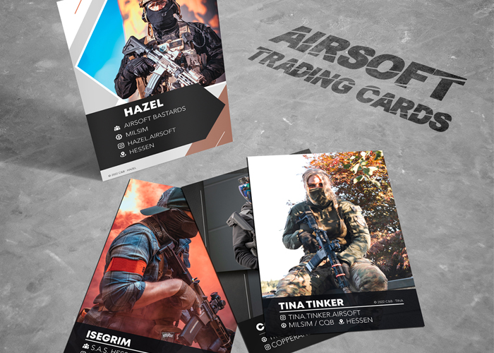 Airsoft Gun Trading Cards Copper and Brass Trailer