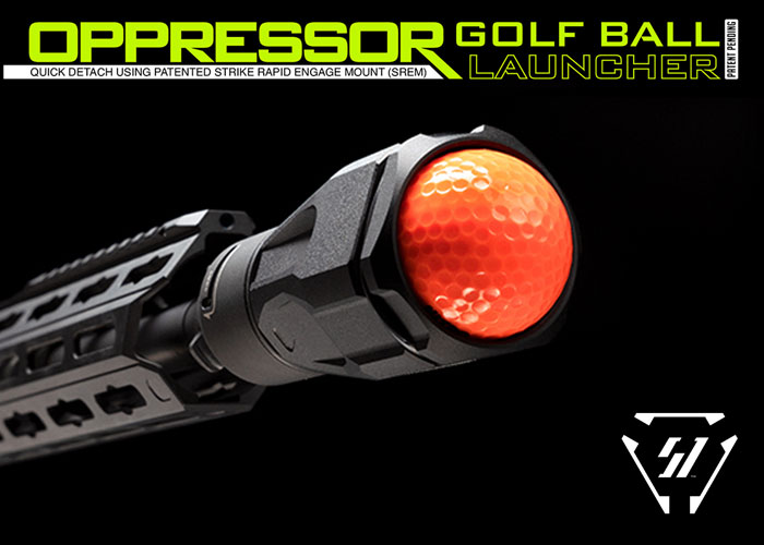 Strike Industries’ OPPRESSOR Golf Ball Launcher