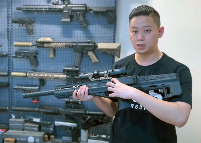 Jeff The Kid On The ICS CXP-Tomahawk Bolt-Action Sniper Rifle | Popular ...