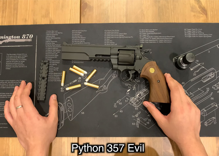 Jeff The Kid: King Arms Python 357 Evil Gas System Revolver