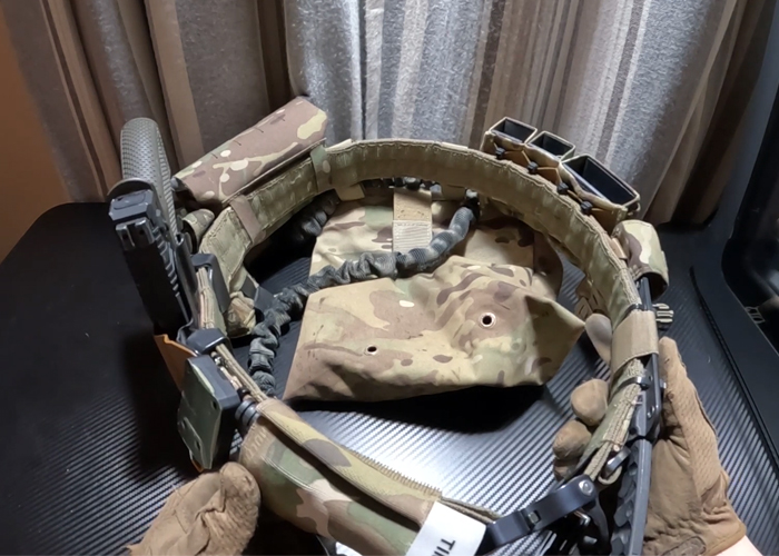 Texas Peacekeepers Airsoft HSGI 1.75" Operator Belt Build After Two Years