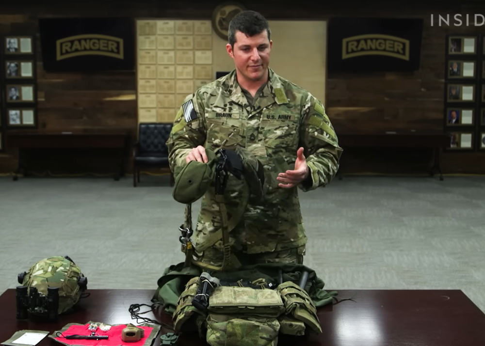 Business Insider U.S. Army Ranger's Gear For A Night Mission