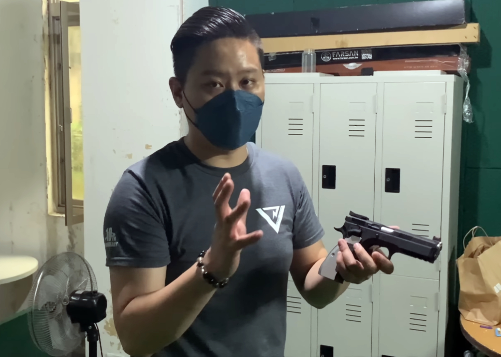 Jeff The Kid On The ASG CZ 75 SP-01 Gas Blowback Pistol