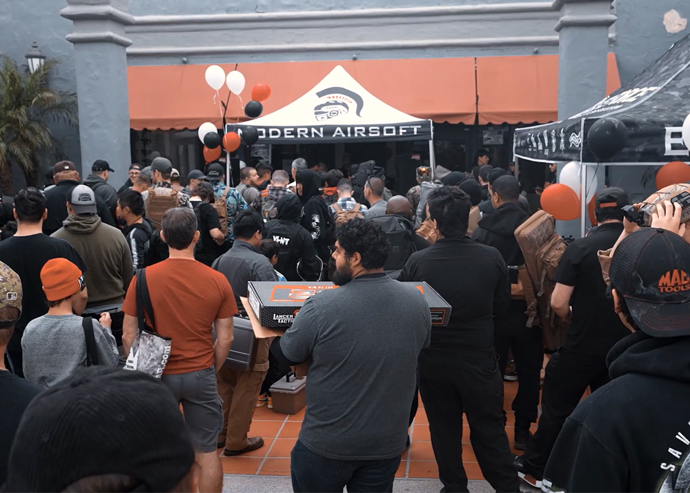 Lancer Tactical at Modern Airsoft Plaza Oceanside Grand Opening