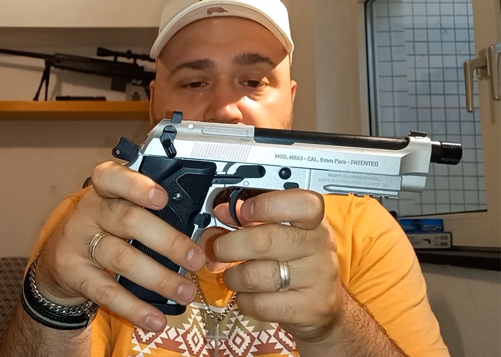 Nico Joule Airsoft On The Beretta M9A3 FM Inox GBB Pistol
