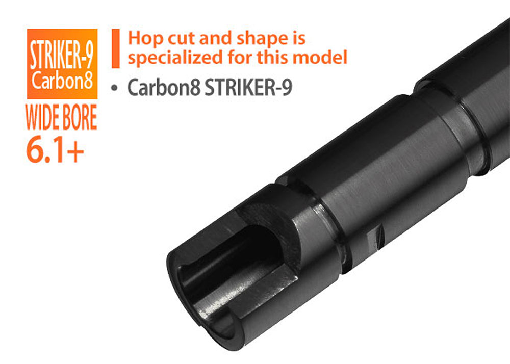 PDI Wide Bore 6.1+ Inner Barrel For Carbon8 Striker-9