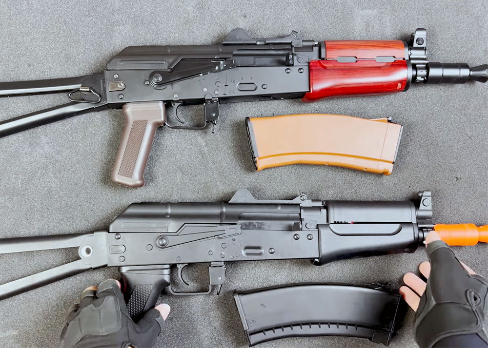 Tys Toysbox Jinming AKS-74U & RX AKS-74U Gel Blasters Compared