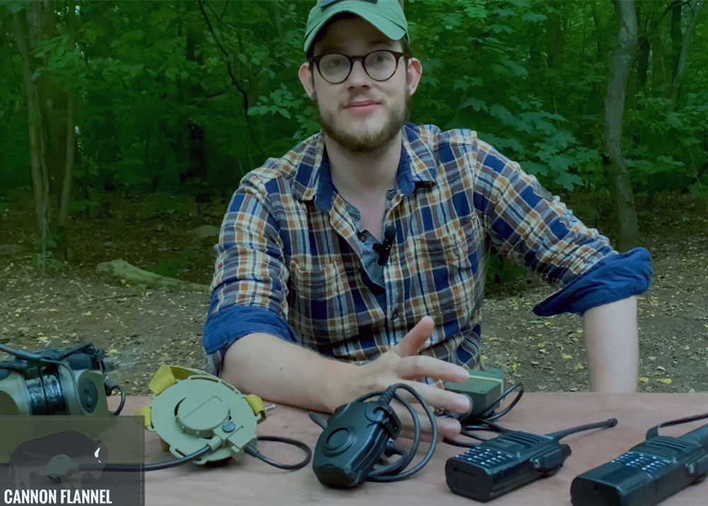 Cannon Flannel Basics Radio Comms For Airsoft Players