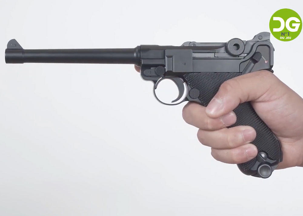 Destockage Games: WE Airsoft Luger P08 GBB Pistol