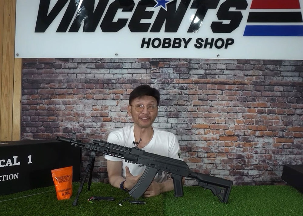 Vincent's Hobby Shop Perfection Tactical QL-A016 AK47 RIS Tactical Upgraded Version