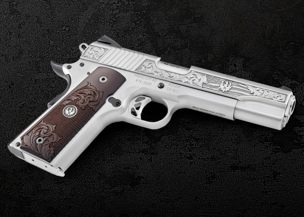 Ruger With Limited-Edition Diamond Anniversary SR1911 Pistol