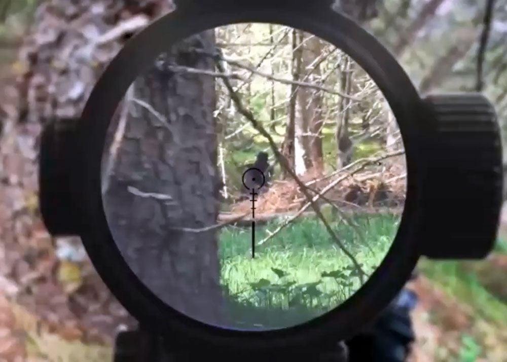Riko Airsoft Looking Through The Firefield RapidStrike 1-6x24 Lens
