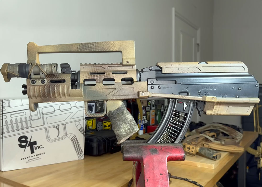 Negligent Discharge 3D Printed Nylon AK Bullpup Chassis System