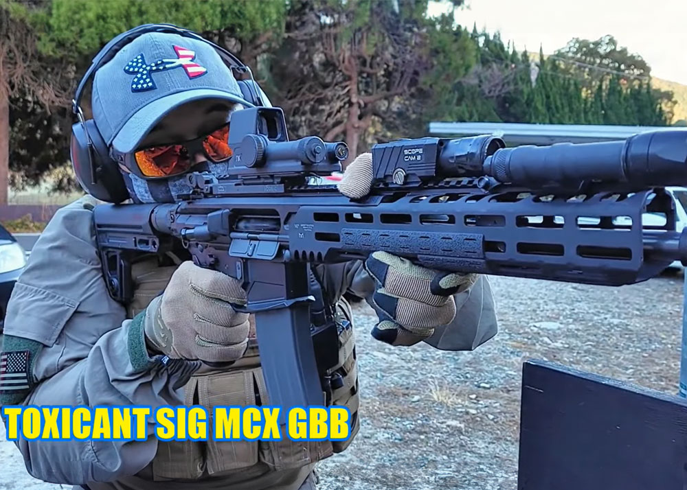 Simo Testing The Toxicant Airsoft MCX Gas Blowback