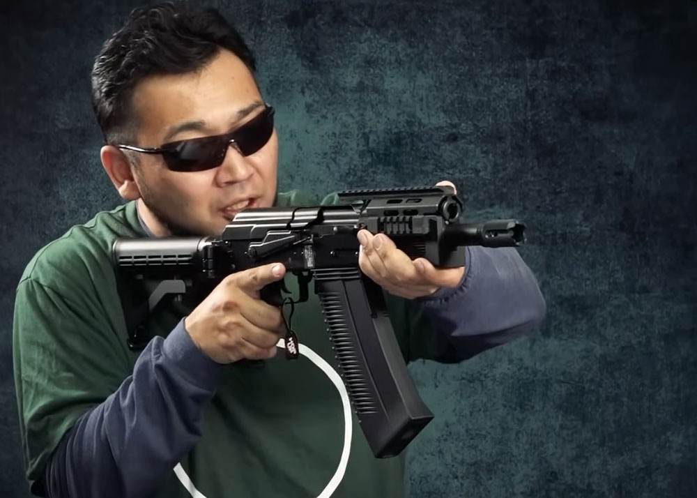 Hyperdouraku: Tokyo Marui SAIGA-12 SBS GBB Shotgun