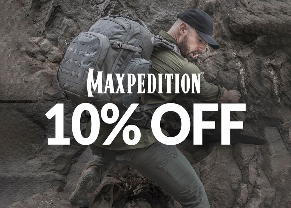 Military 1st 10% Off Maxpedition Items