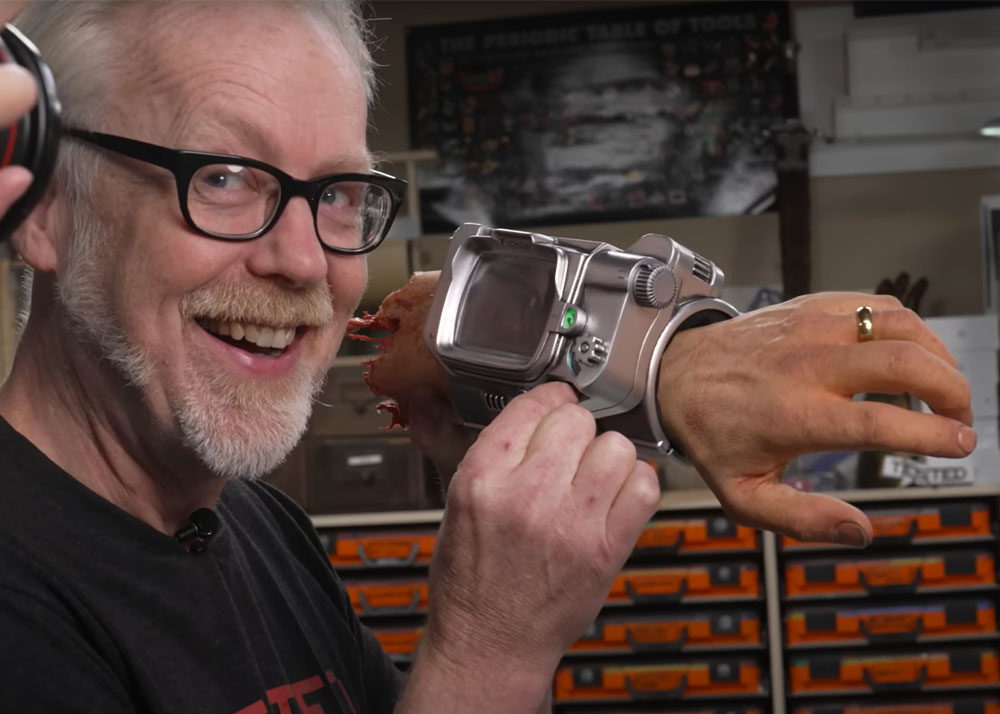 Tested Adam Savage Hands-On With Pip-Boy Prop