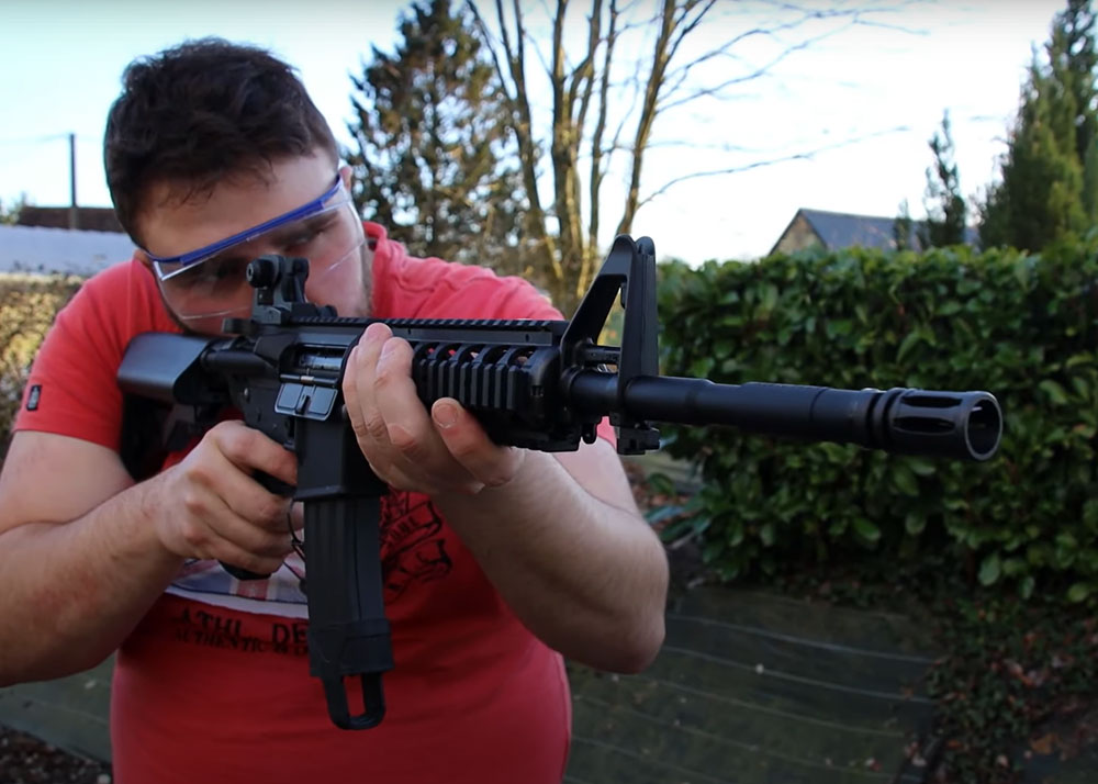 Timerzanov Airsoft: Tokyo Marui M4 SOPMOD Next Gen Recoil Shock