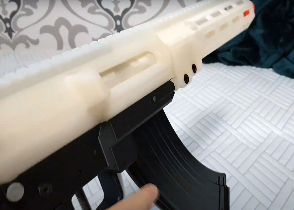 Kevin DB Custom MK47 Mutant Gas Blowback Rifle Quick Demo