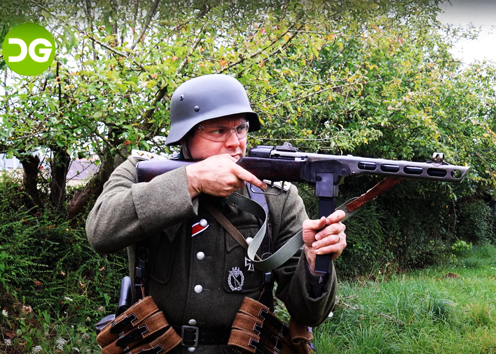 Neo035: Trench Airsoft MP41r Kit On Snow Wolf PPSh-41 AEG