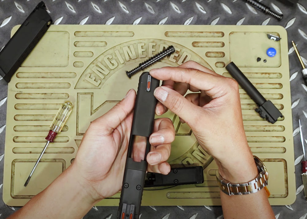 Jeidanten: GHK G17 GEN5 MOS Fiber Optic Rear Sight Assembly
