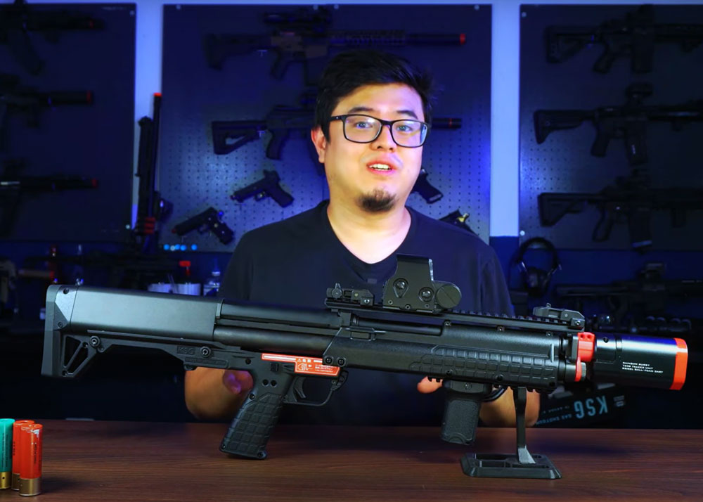 SK Airsoft's Tokyo Marui Kel-Tec KSG Gas Shotgun Review | Popular
