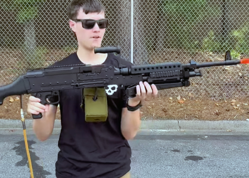 Airsoftjunkiez Custom HPA M240 Bravo