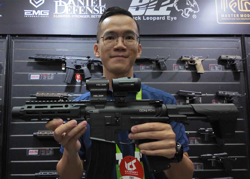 MOA Exhibition Taiwan 2024: ICS Airsoft DDMK18 RIII & DDM4 PDW