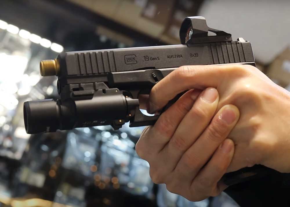 JK Army Umarex/SRC Glock19 Gen5 MOS GBB