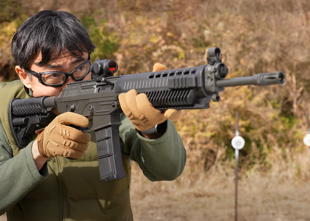 Mach Sakai With The CYMA SIG 556 AEG