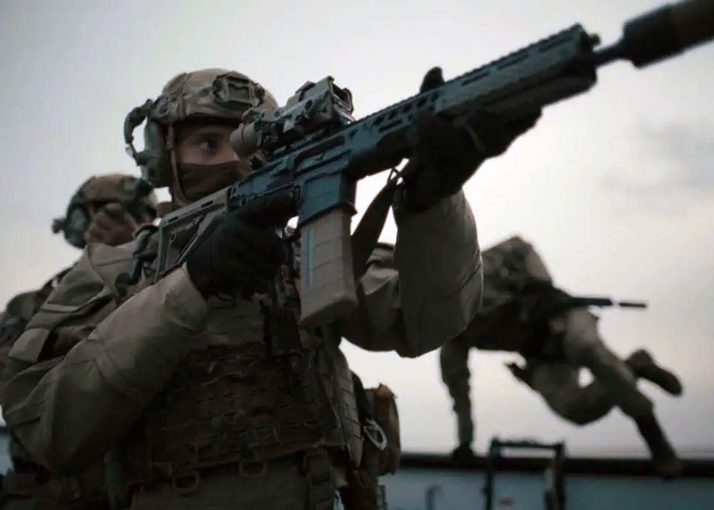 Royal Marines In UK Commando Force with SIG MCX