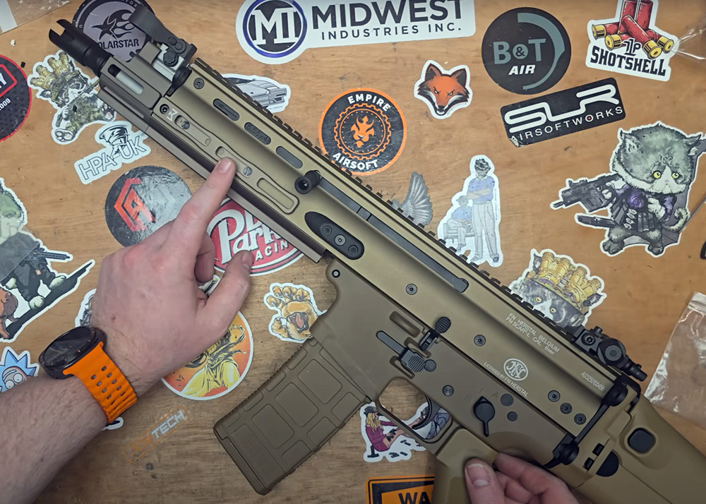 Jaeger Precision Guns Modify SCAR-L MWS GBBR With The RGW M-Lok Kit