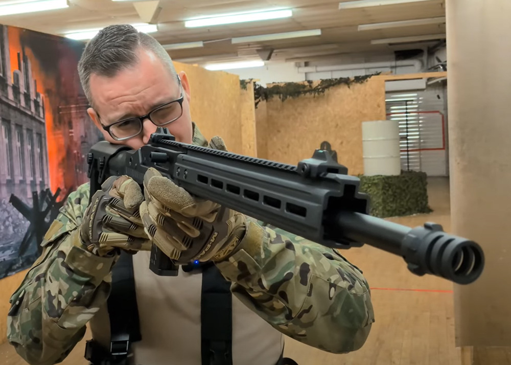 Logan Plays Vorsk VMP2 D Gas Blowback Rifle Test