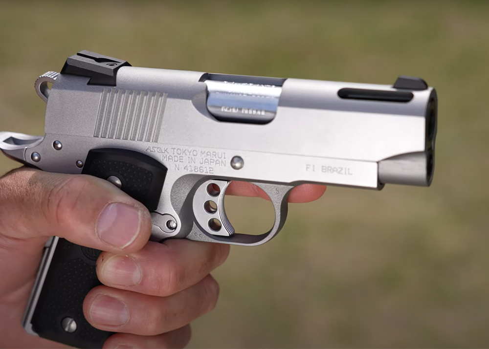 Mach Sakai: Tokyo Marui V10 Silver Ultra Compact GBB Pistol