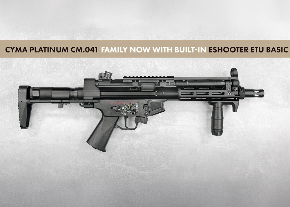 Taiwan Gun Airsoft Manuals CYMA Platinum CM.041 Family Eshooter ETU Programming