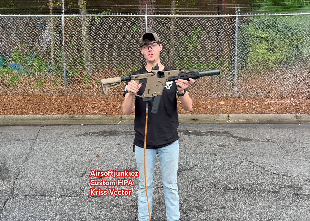 Airsoftjunkiez Custom Kriss Vector With PolarStar Jack Quick Demo