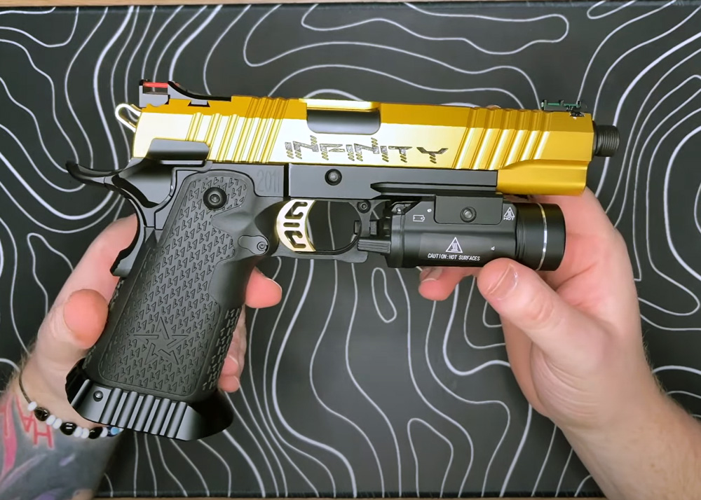 Angry Bull Tokyo Marui Hi-Capa Gold Match Triggers Broom Build