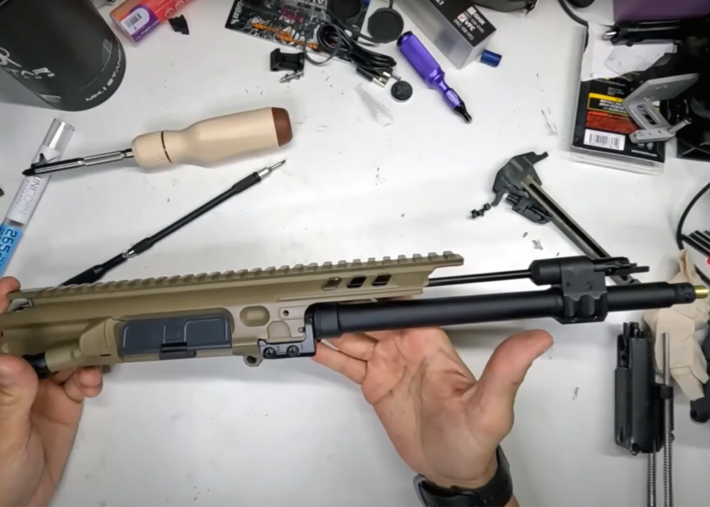 Asian Man A Salvo Precision MCX Spear LT GBBR Outer Barrel Removal