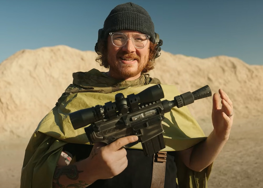 Micah Mayfield With The CMMG .22LR Han Solo's DL-44