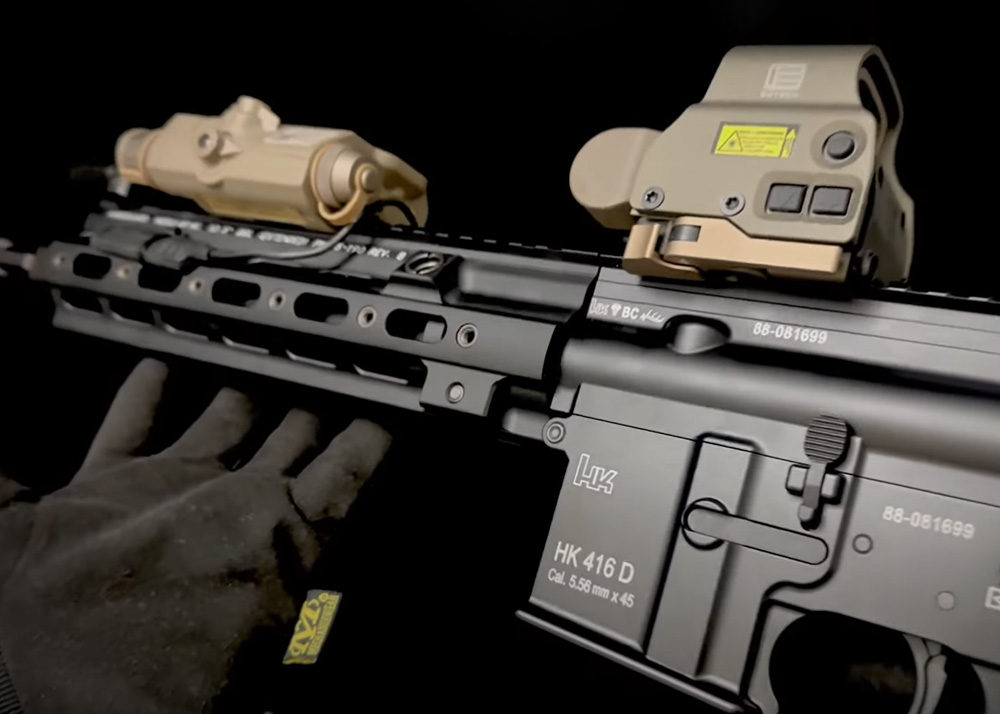 Prime Mech Airsoft's Custom Tokyo Marui HK416 1.8J NGRS For Milsim Use